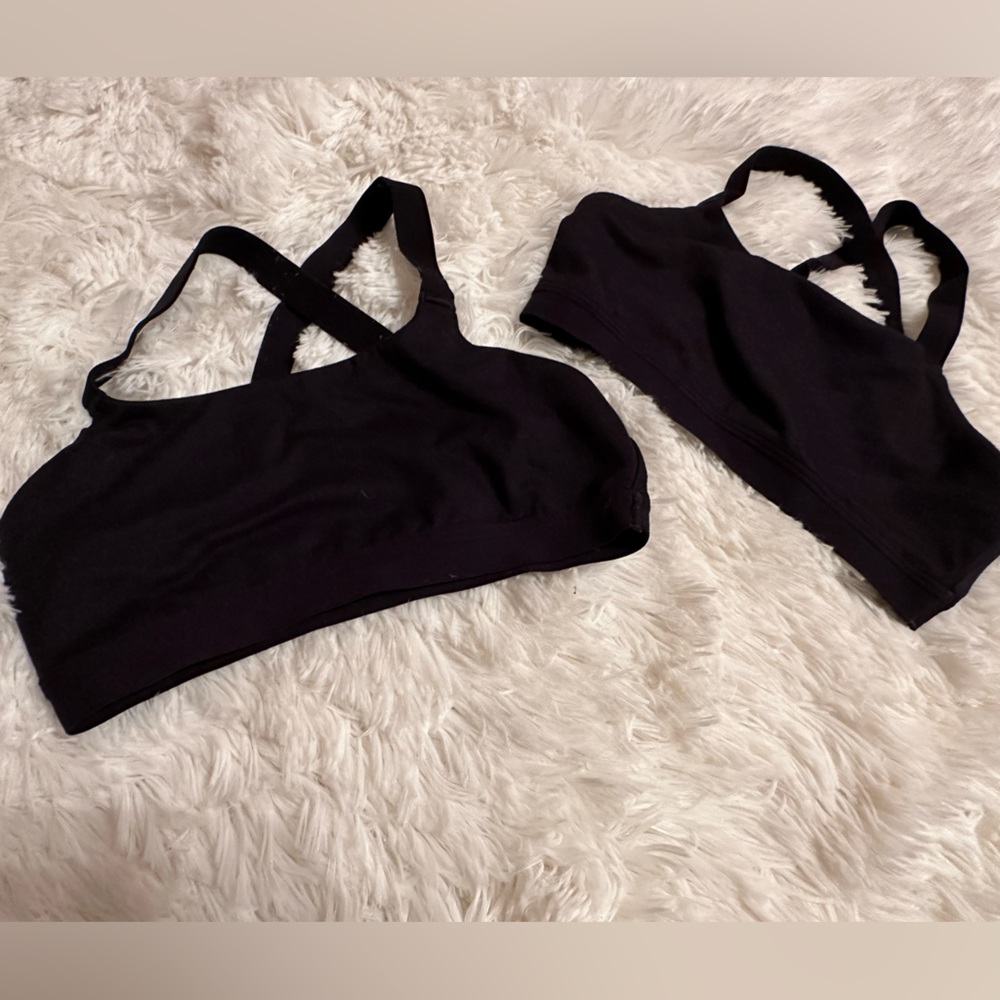 Set of 2 girls sports bras